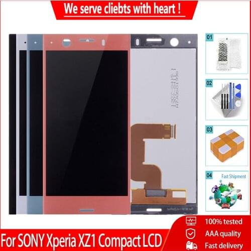 4.6" For SONY Xperia XZ1 Compact LCD Screen Display For SONY XPERIA XZ1 Mini Original LCD G8441 G8442 LCD Replacement With Tools