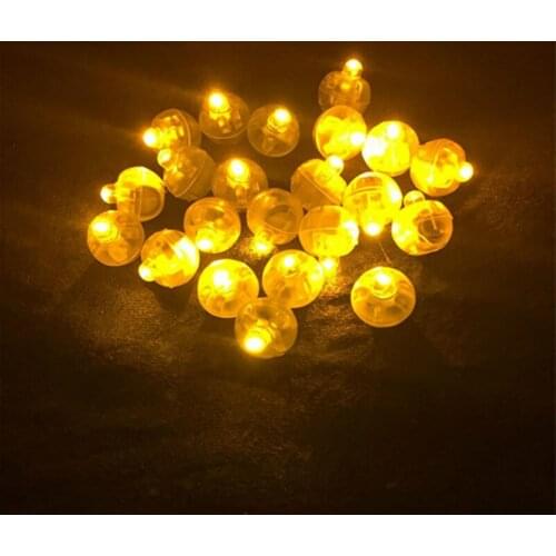 10x Round Shape LED Balloon Light Mini Ball Balloon Lamp For Paper Lantern Wedding Christmas Party Floral Decoration