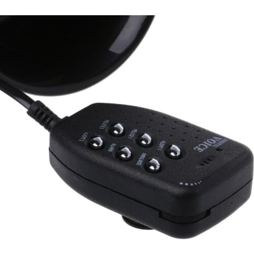 12V 6 Sounds 150DB Air Horn Siren Speaker For Auto Car Boat Megaphone With MIC