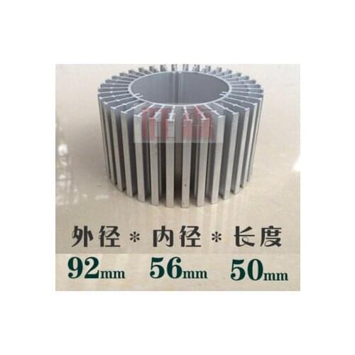Fast Free Ship 5PCS High Power led heat sink Sunflower radiator aluminum radiator mining lamp 92*56*50mm heatsink
