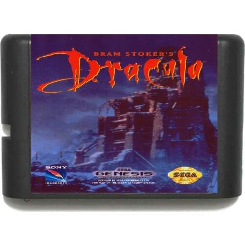 Bram Stokers Dracula 16 bit MD Game Card For Sega Mega Drive For Genesis