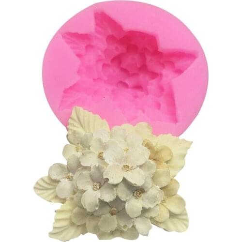 Flower silicone mold chocolate-turned-sugar mousse cake baking tool handicrafts drip mold scented plaster candle mold