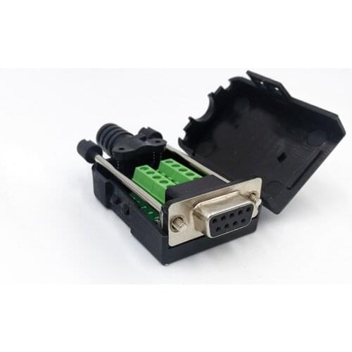 DB9 COM RS232 transfer-free Male Female Signals terminals connector D sub 9Pin