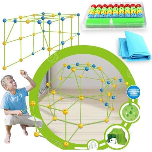 DIY Childrens Tent Toy Building Building Toy Kits Boys And Girls Gifts 2020 Childrens Outdoor Tent Building Educational Toys