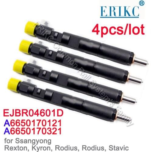 EJBR04601D A6650170121 Diesel Common Rail Fuel injector EJBR0 4601D OEM for A6650170321 SSANGYONG REXTON Euro 3
