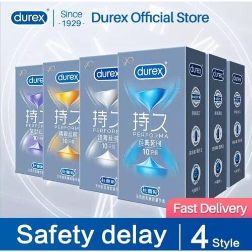 Durex for Long Sex Performa Climax Safe Delay Long Lasting Climax Control Lubricant Condoms Intimate Goods Sex Products