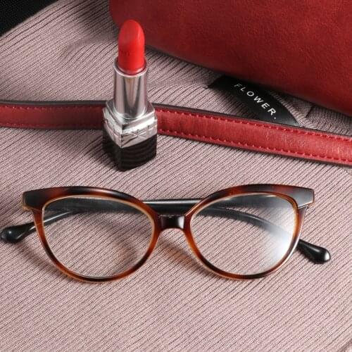 Elegent Cat Eye Reading Glasses For Women Cateye Eyeglasses for Presbyopia Anti Blue Light Diopter +1 1.5 2.0 2.5 3.0 3.5