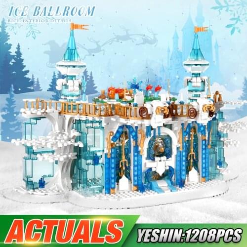 MOULD KING 11010 Creative Toys The MOC Ice Ballroom Model Building Blocks Assembly Bricks Kits Educational Kids Christmas Gift