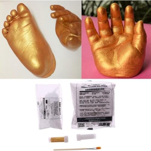Hot Selling 3D Plaster Handprints Footprints Baby Kids Adult Hand Foot Casting Kit Keepsake #330