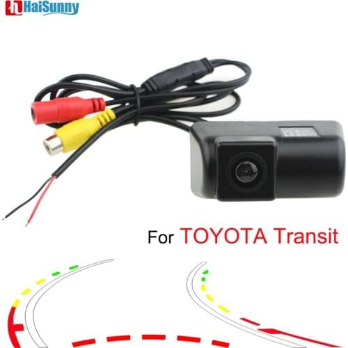 For Ford Transit Car Rear Back View Camera Connect License Plate Parking Reverse Camera Cam Dynamic Trajectory Line Night Vision