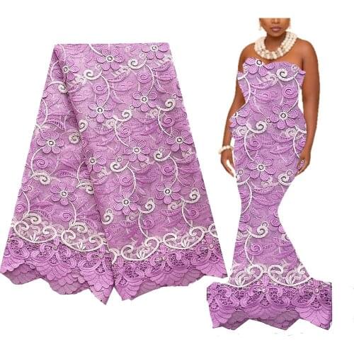 Light Purple Guipure Lace Luxury Lace Fabrics 2021 Latest Guipure Cord Fabric African Lace Orange Nigeria Net Lace Fabric 2021