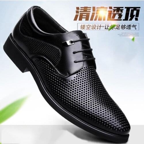 Summer New Leather Shoes Dress Soled Casual Zapatillas Hombre Chaussure Homme