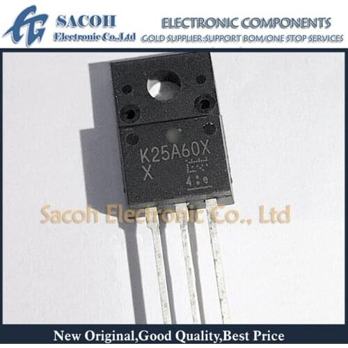 New Original 10PCS/Lot TK25A60X K25A60X or TK25A60X5 K25A60X5 TK25A60 25A60 TO-220F 25A 600V N-Channel MOSFET