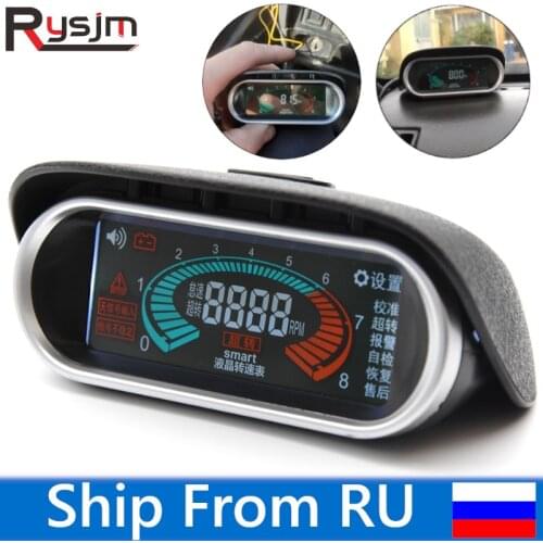 12V 24V Universal Digital Car Truck tachometer 50-9999RPM rpm meter for boat motor for diesel moto Ship From RU Warehouse