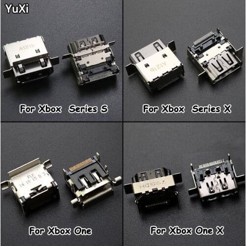 YUXI 1Pcs For Xbox One X HD interface For HDMI-compatible Port Socket Interface forXbox Series S / X Connector