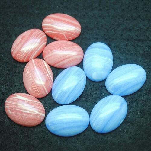 10pcs imitation Blue-vein stone stone oval shape 8x10mm 10x14mm 13x18mm18x25mm nature material but handmade stone hot selling