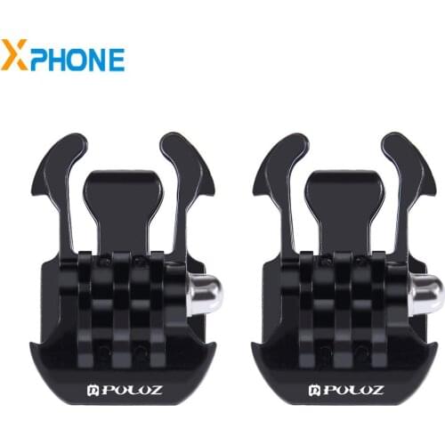 2 PCS PULUZ Horizontal Surface Quick Release Buckle for GoPro NEW HERO HERO6 for Xiaoyi and Other Action Cameras