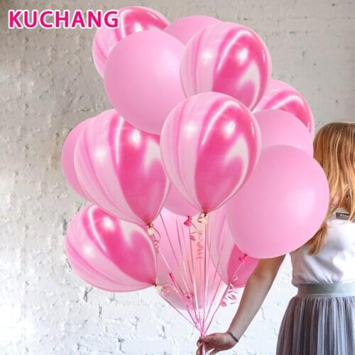 20pcs/lot White Pink Marble Gold Confetti Latex Balloons Kids Birthday Party Wedding Decorations Baby Shower Supplies Toy Gifts
