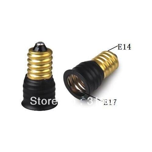 E14 to E17 bulb lamp base adapter converter 100pcs/lot