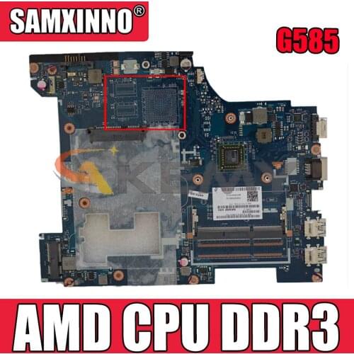 Akemy QAWGE LA-8681P Motherboard For G585 Laptop Motherboard AMD CPU DDR3 Work