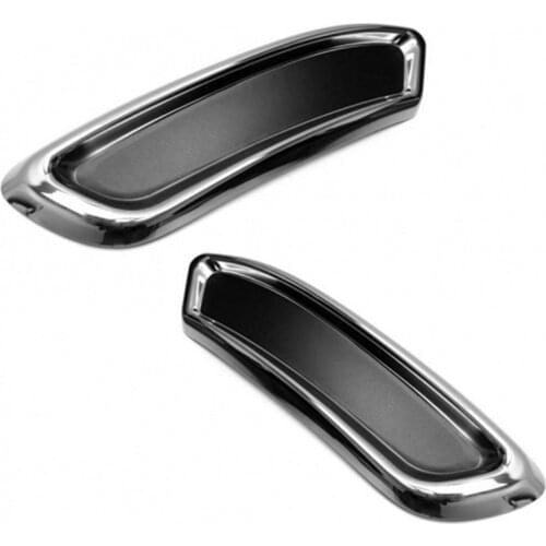 Free shipping new 2 pcs high quality bright chrome car rear diffuser view exhaust inserts B8 for Volkswagen Passat 2015- 2019