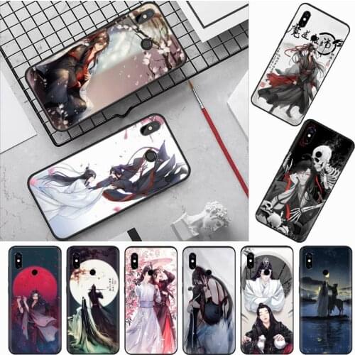 Mo dao zu shi anime Bling Cute Phone Case For Xiaomi Redmi Note 4 4x 5 6 7 8 pro S2 PLUS 6A PRO funda hull coque shell