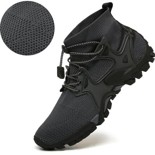 New Mesh Breathable Hiking Shoes Size Mens Sneakers Outdoor Trail Trekking Mountain Climbing Sports Shoes For Male Female Summer