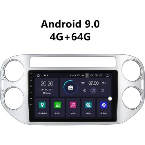 JSTMAX 10.2'' Android 9.0 4G + 64G ISP Screen Car DVD Radio Stereo Player For Tiguan 2010 2011 2012 2013 2014 2015 DAB DSP