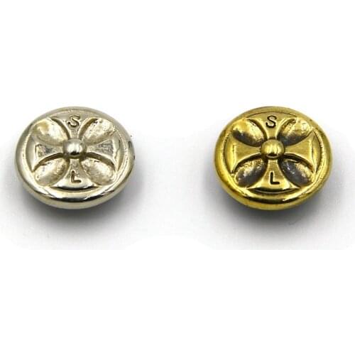 Conchos Buddhist Rune Design India Ancient Symbol Studs For Leather Purse Decoration