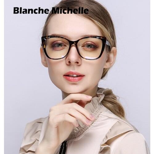 Cat eye glasses frame women anti blue light glasses transparent clear computer optical glasses UV400 vintage oculos eyeglasses