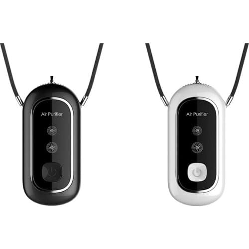 Fashionable Personal Wearable Mini Portable Built-In Fan 160 Million Negative Ion Generator Hanging Neck Purifier