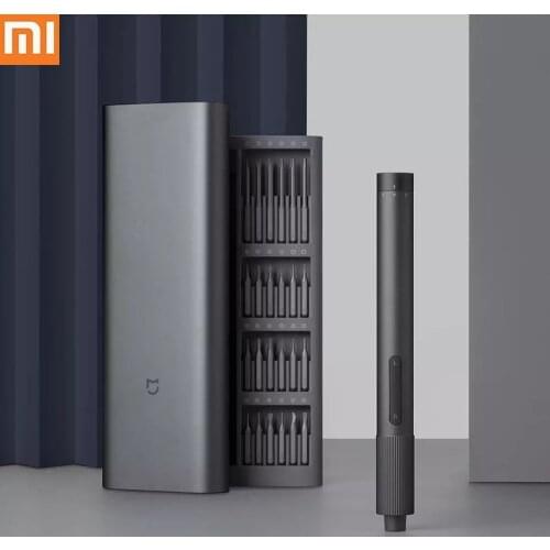 Xiaomi Mijia Electrical Precision Screwdriver Kit 2 Gear Torque 400 Screw 1 Type-C Charging Magnetic Aluminum Case Box 24 S2