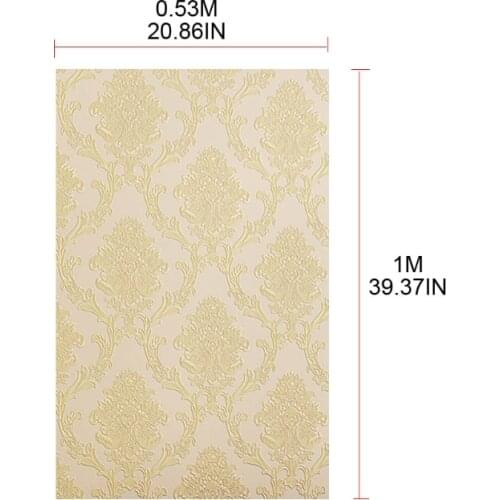 Wallpaper 3D Flower Mural Embossed Wallpapers Bedroom Living Room Tv Background Wall Murals 1 Meter Multicolor