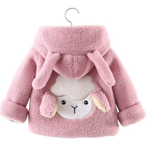 New Children Clothing Winter jacket baby Toddler Girl clothes lamb style plus velvet Padded Coat fur Keep Warm Girl Cotton coat
