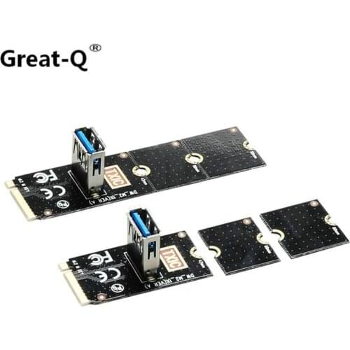 NGFF to PCI-E pci express Riser Card M.2 Slot to PCIE Expansion Convertor USB 3.0 Adapter