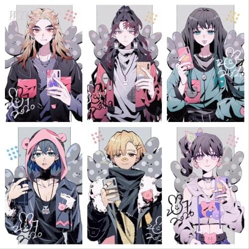 Demon Slayer Poster Anime Posters Wall Poster Canvas Painting Wall Decor Picture Wall Art Photos for Childrens Room Home Decor