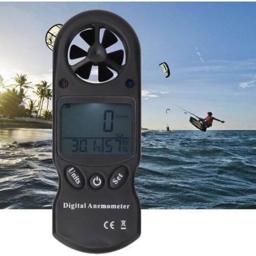 Portable Digital Anemometer TL-300 3-in-1Wind Speed Air Velocity Airflow Temperature Gauge Windmeter Hygrometer