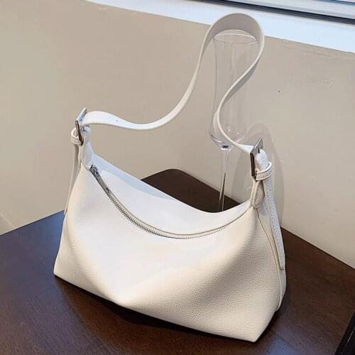 Casual Women Shoulder Bags Brand Designer Soft Leather Hobos Bags Women Handbag Sac Female Messenger Bag Simple Crossbody Bag