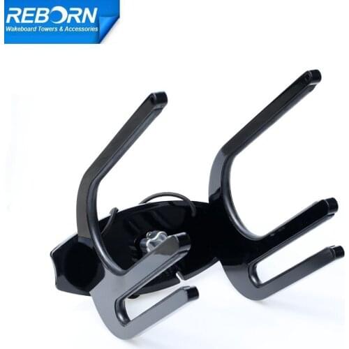 Reborn Pro quick release Kneeboard/wakeboard combo rack glossy black