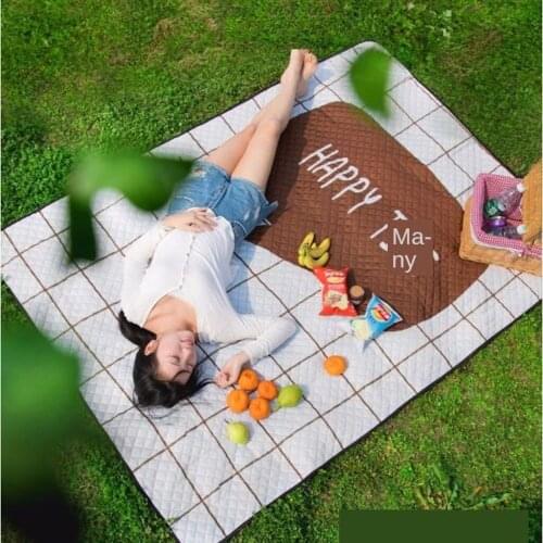 Folding Picnic Blanket Holiday Beach Camping Mat Pad for Family Friends