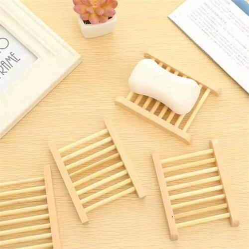 Natural Carbide Wood Soap Dish Wooden Soap Container Travel Wood Soap Box Shower Plate Bathroom Soap Holder Drain Soap Holder