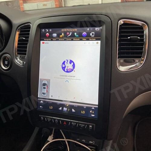 Tesla style For Dodge Durango 2012+ Android 9 Multimedia Car Radio For Dodge Durango GPS Navigation Stereo 2 din Headunit Player