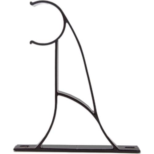 2pcs Living Room Bedroom Home Decor Universal Rustproof Fixed Aluminum Alloy Hotel Accessories Easy Install Curtain Bracket