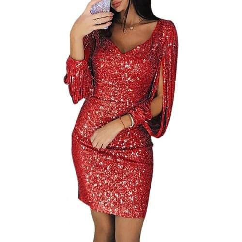 Party dresses Sequins Glitter Mini Glitter Women Dress for Dating Elegant dresses for women Black xxxl party wear vestidos