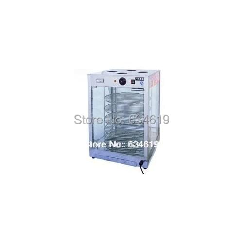 Pizza rotating heat warming showcase, heat warmer pizza display, restaurant equipment food warming equipment