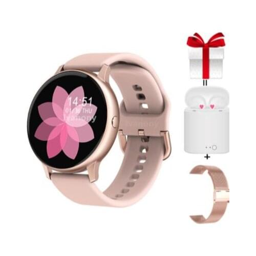 Womens Smartwatch Heart Rate Monitor Blood Pressure Health Management Call Whatsapp Reminder Fitness Tracker For iPhone Android