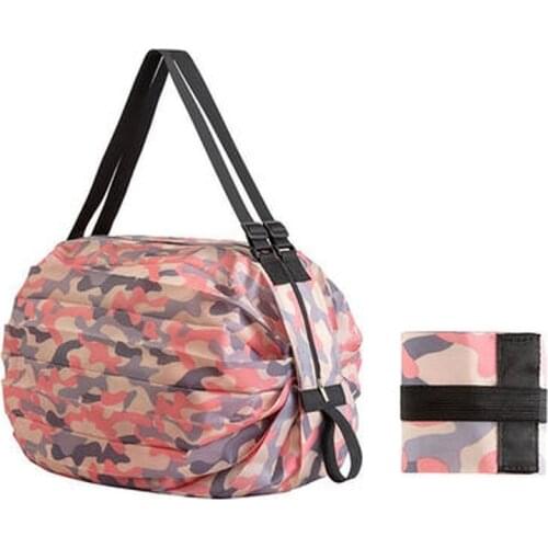 1PCS Large Thick Nylon Foldable Reusable Shopping Shoulderbag Waterproof Tote Bag Storage Organization Bags