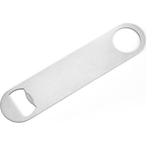 100pcs Bar Bartender Tool Stainless Steel Satin Finish Kitchen Blade Beer Opener With Metal Handle LX7964