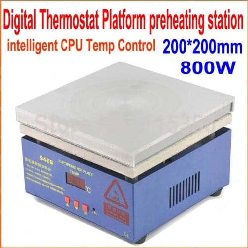 110/220V 850W 946B 200X200mm Digital Thermostat Platform heating plate preheating station