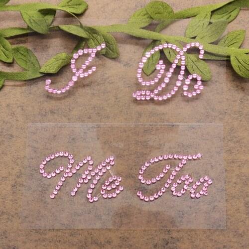 2pcs/set Wedding Shoe Stickers "I Do&Me Too" High Heel Drill DIY Decoration Sticker Decal Vinyl Novelty Bridal Shower Gifts